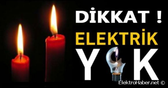 Osmaniye'de Elektrik Kesintisi